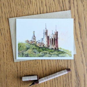 Carte postale A6 – Lyon Fourvière