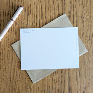 Carte A6 Lyon Péniche